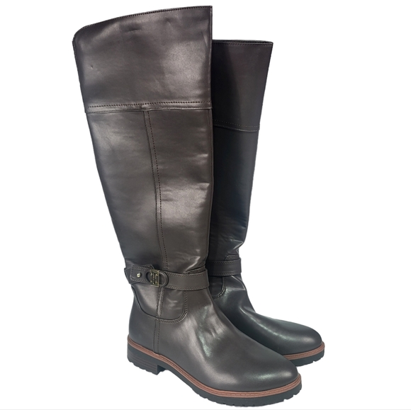 Tommy Hilfiger Felvia Boots Brown 8 - Picture 2 of 4